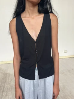 Deiji Studios JerseySeparates|Tops|Button Up Knit Tank