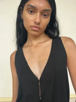 Deiji Studios JerseySeparates|Tops|Button Up Knit Tank