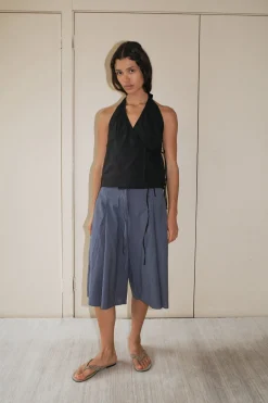 Deiji Studios Tops|Drawcord Halter
