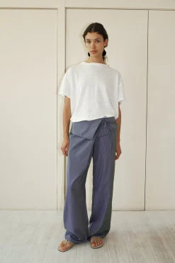 Deiji Studios Bottoms|Folded Wool Pant