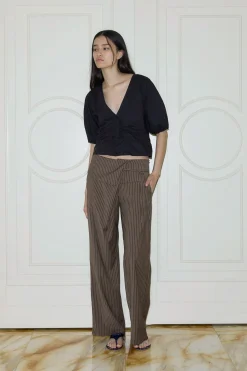 Deiji Studios Bottoms|Folded Wool Pant