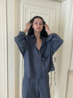 Deiji Studios Tops|Pocket Wool Shirt