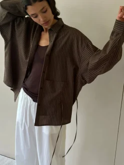 Deiji Studios Tops|Pocket Wool Shirt