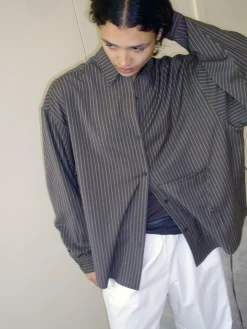 Deiji Studios Tops|Pocket Wool Shirt