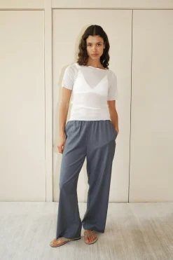 Deiji Studios Bottoms|Pure Wool Ease Trouser