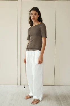 Deiji Studios JerseySeparates|Tops|Square Knit Tee