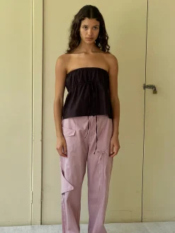 Deiji Studios Tops|the strapless cotton top