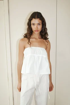 Deiji Studios Tops|the strapless cotton top