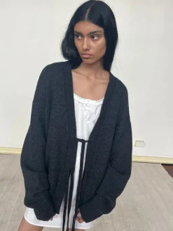 Deiji Studios Outerwear|Tops|Two Tie Front Cardigan