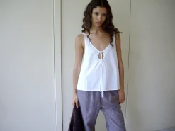 Deiji Studios Tops|U Shape Top